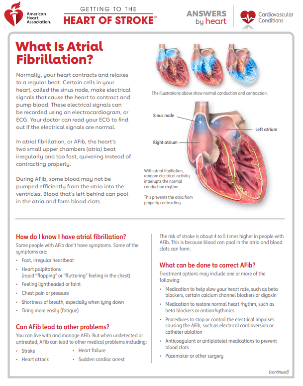 Pfizer atrial fibrillation